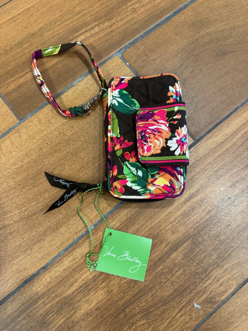 Vera Bradley Wristlet in English Rose